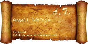 Angeli Tíria névjegykártya